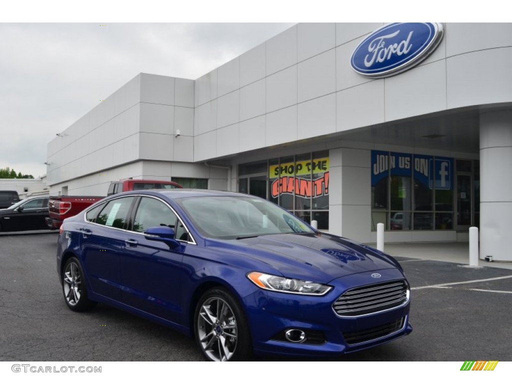 2013 Fusion Titanium - Deep Impact Blue Metallic / Charcoal Black photo #1