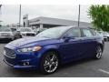 2013 Deep Impact Blue Metallic Ford Fusion Titanium  photo #6