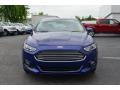 2013 Deep Impact Blue Metallic Ford Fusion Titanium  photo #7