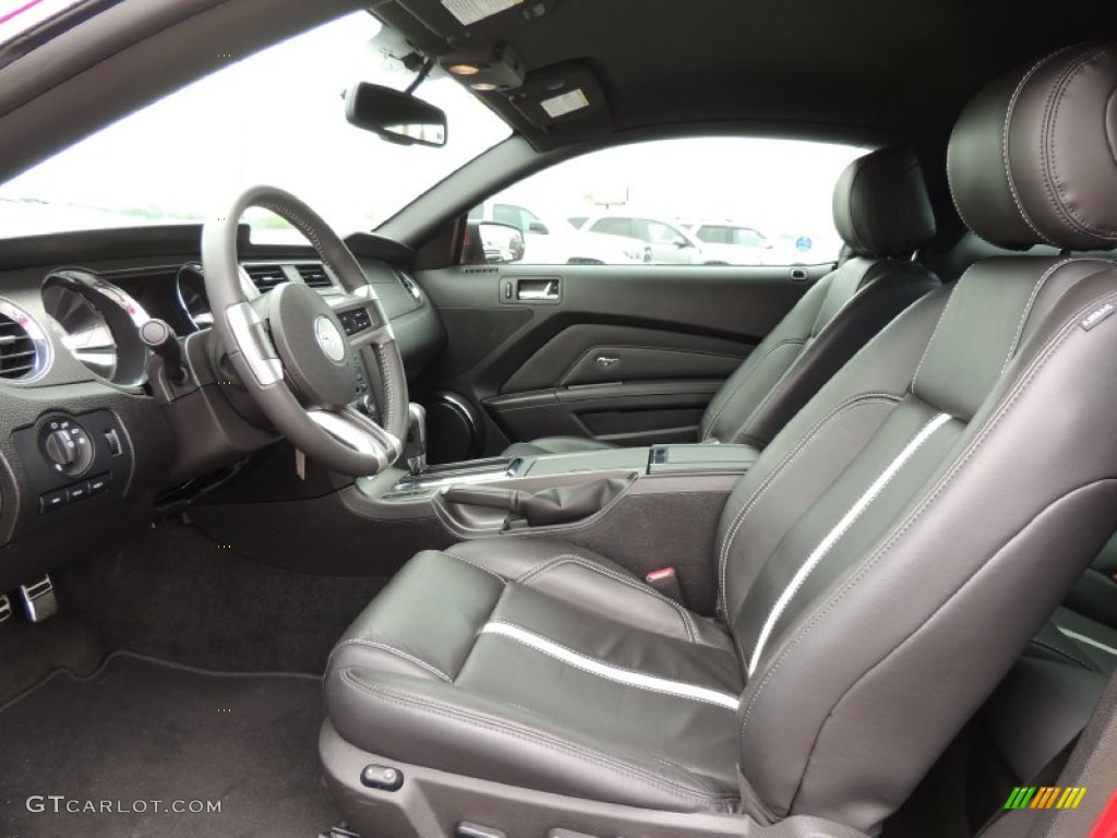Charcoal Black/Cashmere Interior 2012 Ford Mustang GT Coupe Photo #80462340
