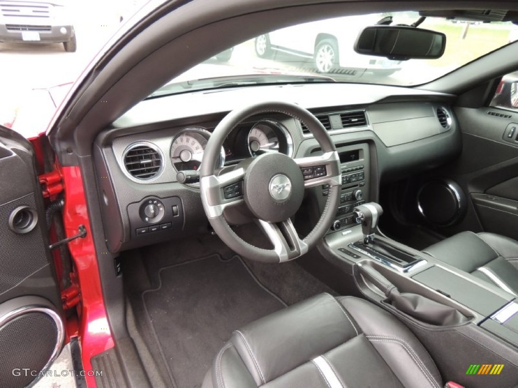 Charcoal Black/Cashmere Interior 2012 Ford Mustang GT Coupe Photo #80462362