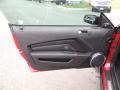 Charcoal Black/Cashmere 2012 Ford Mustang GT Coupe Door Panel