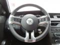 Charcoal Black/Cashmere 2012 Ford Mustang GT Coupe Steering Wheel