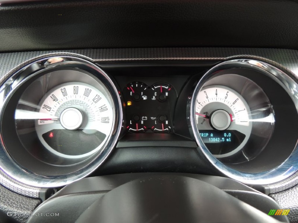 2012 Ford Mustang GT Coupe Gauges Photo #80462429
