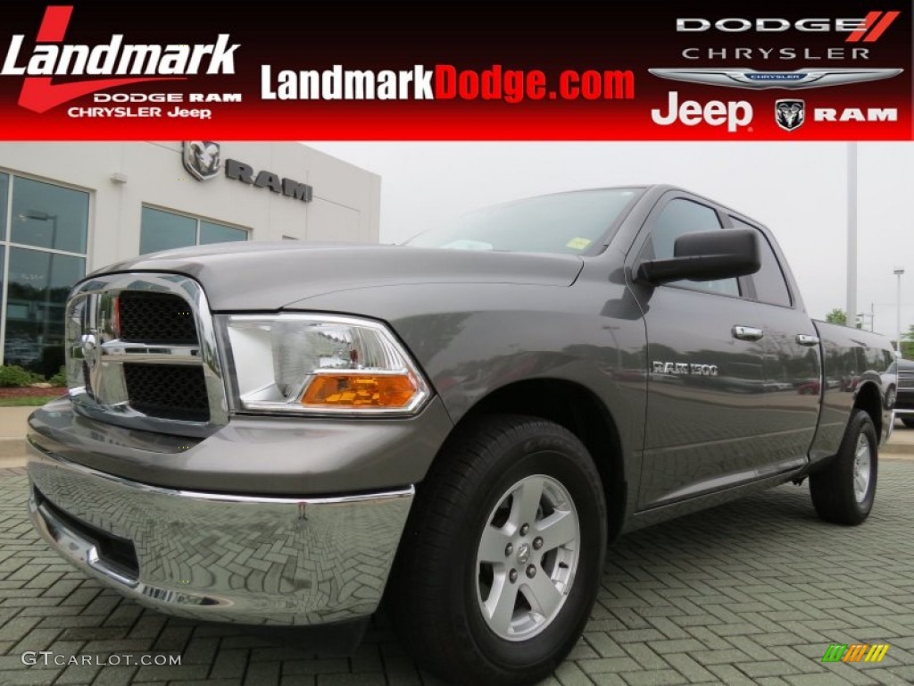 2012 Ram 1500 SLT Quad Cab - Mineral Gray Metallic / Dark Slate Gray/Medium Graystone photo #1