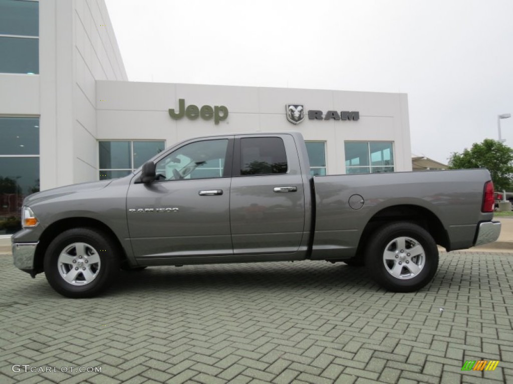 2012 Ram 1500 SLT Quad Cab - Mineral Gray Metallic / Dark Slate Gray/Medium Graystone photo #2