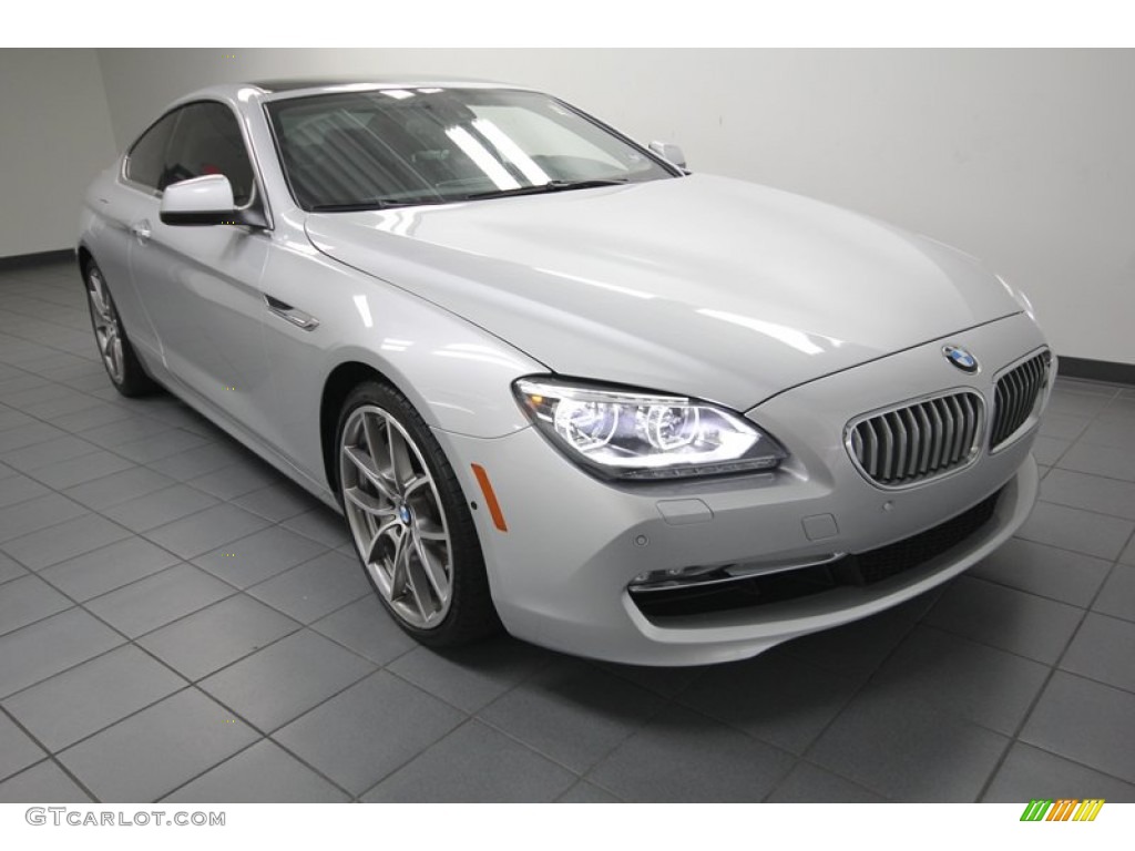 Titanium Silver Metallic 2012 BMW 6 Series 650i Coupe Exterior Photo #80464388