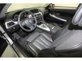 Black Nappa Leather Prime Interior Photo for 2012 BMW 6 Series #80464420