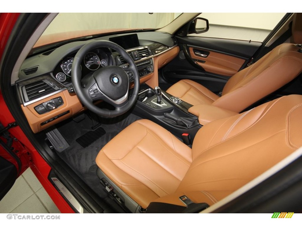 Saddle Brown Interior 2012 BMW 3 Series 328i Sedan Photo #80465276