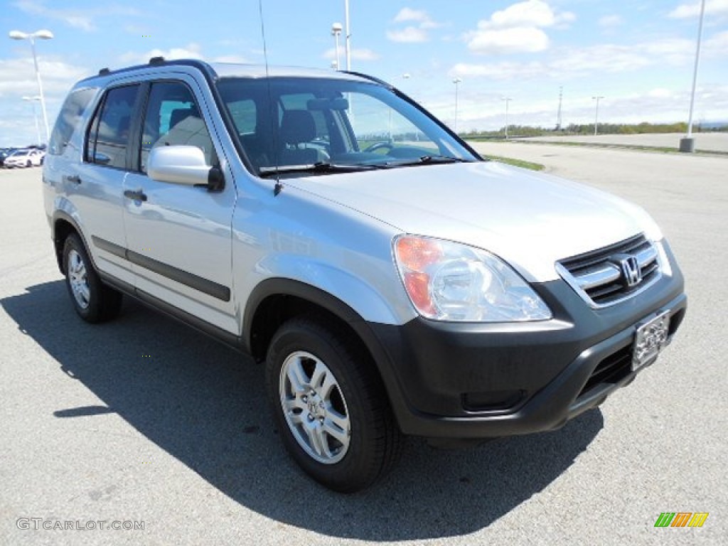 2004 CR-V EX 4WD - Satin Silver Metallic / Black photo #5