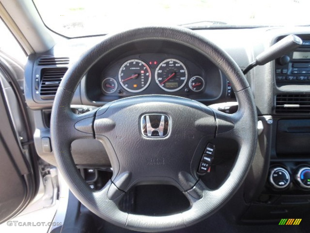 2004 CR-V EX 4WD - Satin Silver Metallic / Black photo #9