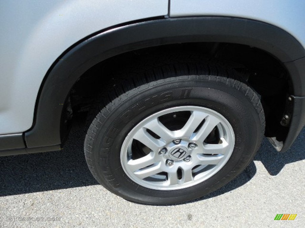 2004 CR-V EX 4WD - Satin Silver Metallic / Black photo #15