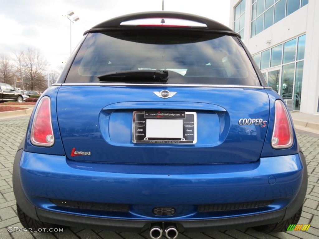 2006 Cooper S Hardtop - Hyper Blue Metallic / Panther Black photo #4
