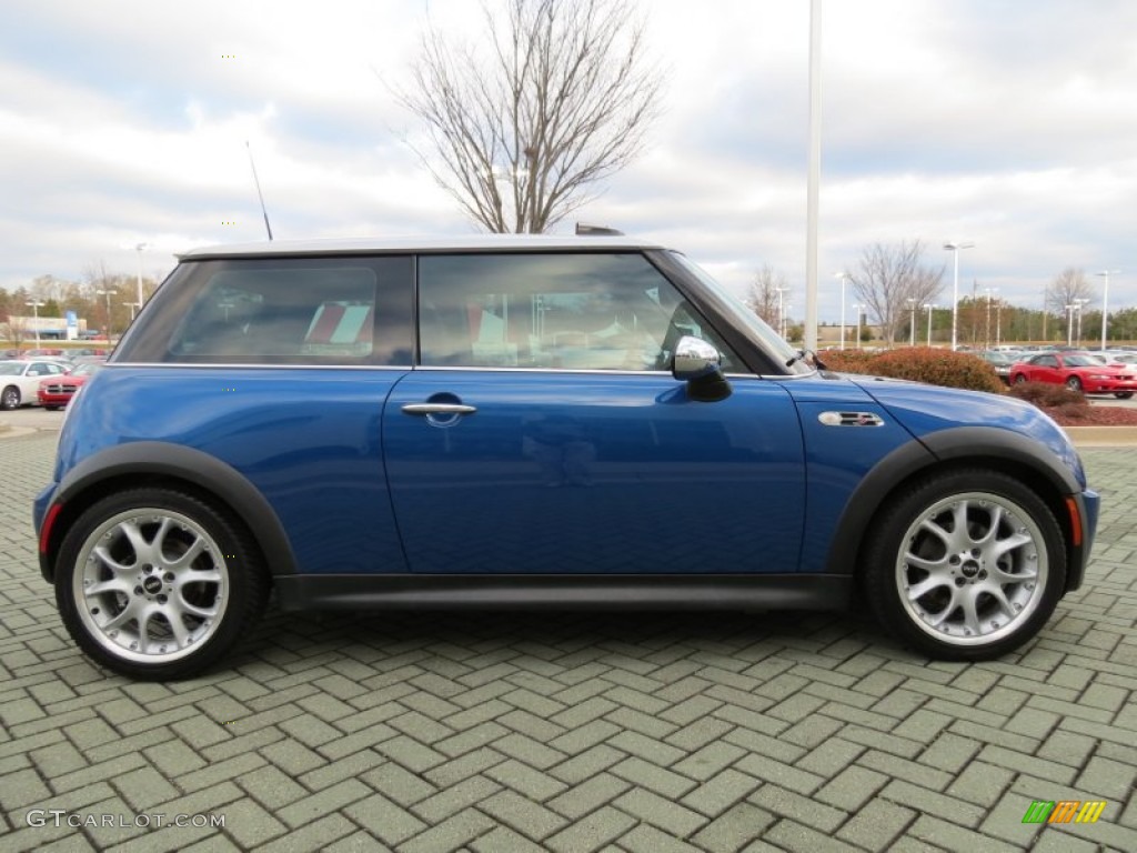 2006 Cooper S Hardtop - Hyper Blue Metallic / Panther Black photo #6