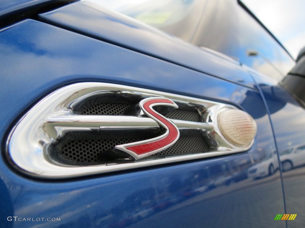 2006 Cooper S Hardtop - Hyper Blue Metallic / Panther Black photo #10