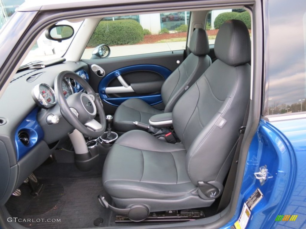 2006 Cooper S Hardtop - Hyper Blue Metallic / Panther Black photo #11
