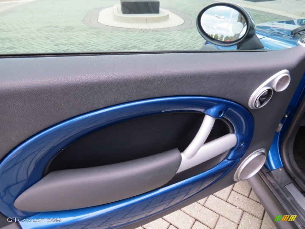 2006 Cooper S Hardtop - Hyper Blue Metallic / Panther Black photo #14