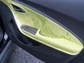 Jet Black/Green/Dark Accents 2012 Chevrolet Volt Hatchback Door Panel