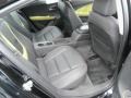 2012 Chevrolet Volt Jet Black/Green/Dark Accents Interior Rear Seat Photo
