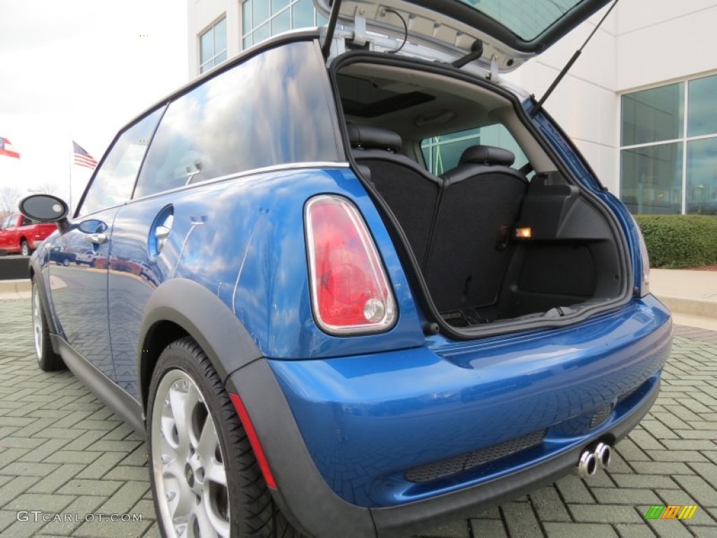 2006 Cooper S Hardtop - Hyper Blue Metallic / Panther Black photo #19