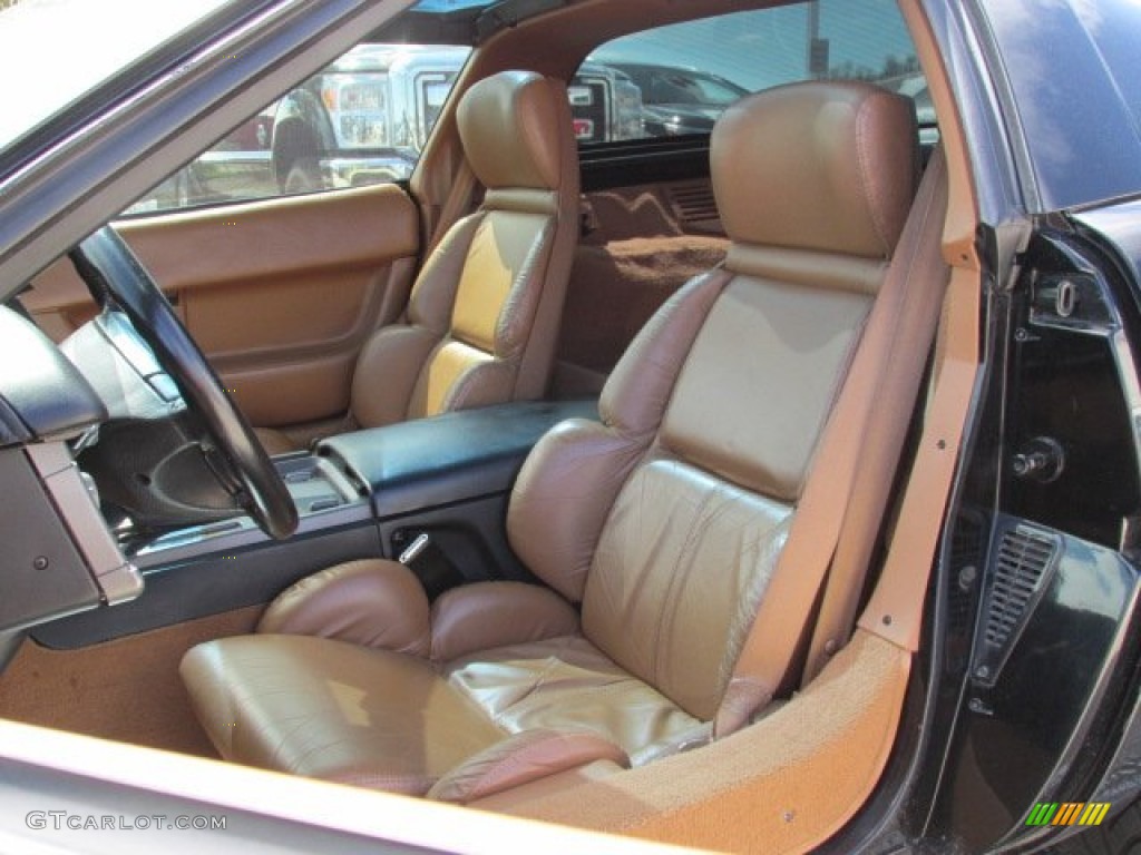 1991 Corvette Coupe - Black / Saddle photo #13