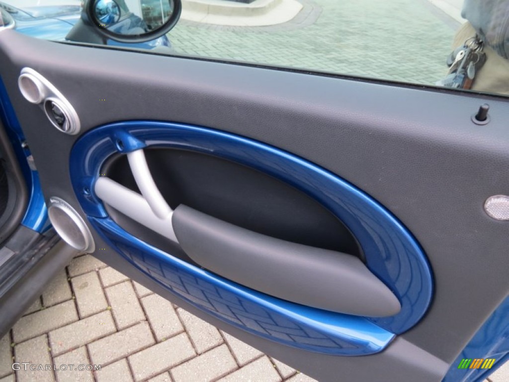 2006 Cooper S Hardtop - Hyper Blue Metallic / Panther Black photo #23