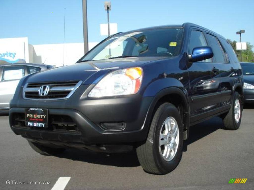 2003 CR-V EX 4WD - Eternal Blue Pearl / Black photo #1