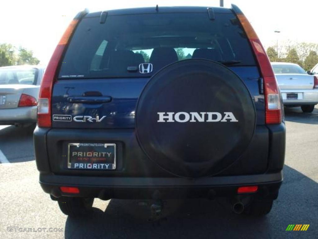 2003 CR-V EX 4WD - Eternal Blue Pearl / Black photo #4