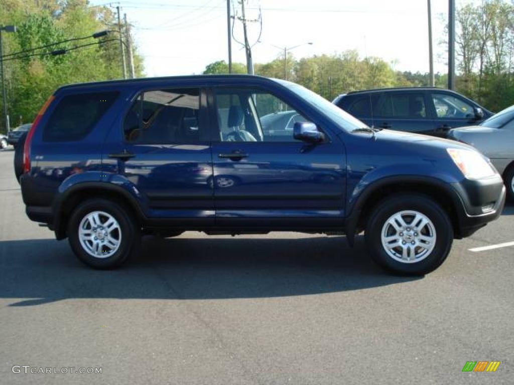 2003 CR-V EX 4WD - Eternal Blue Pearl / Black photo #6