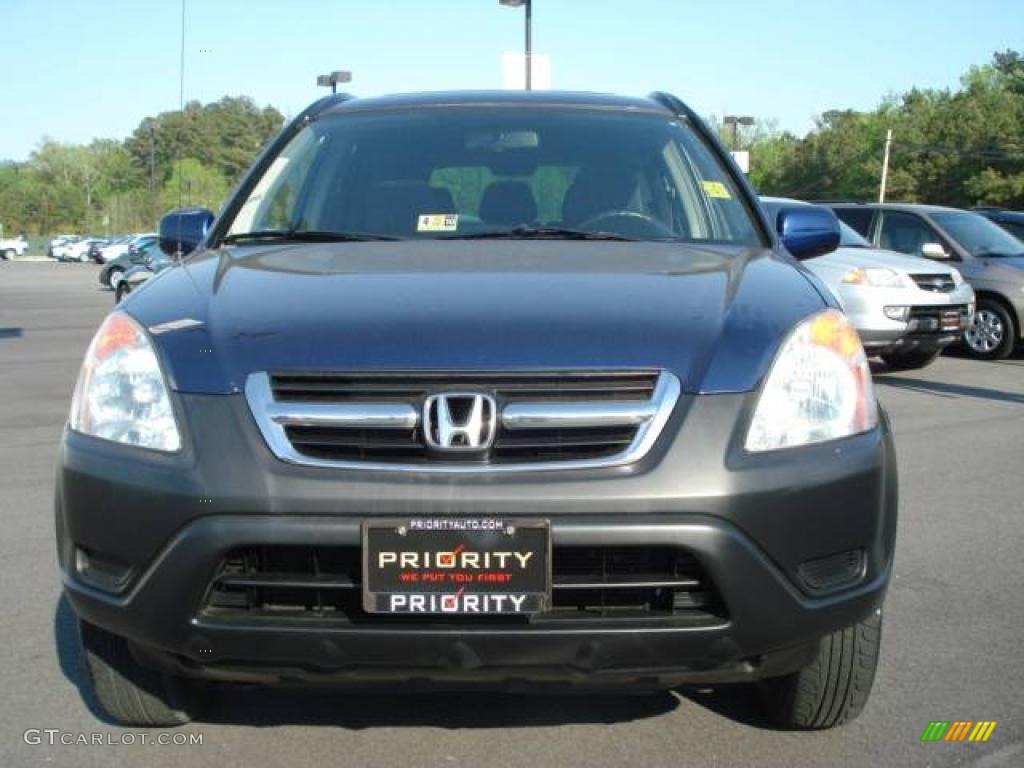 2003 CR-V EX 4WD - Eternal Blue Pearl / Black photo #8