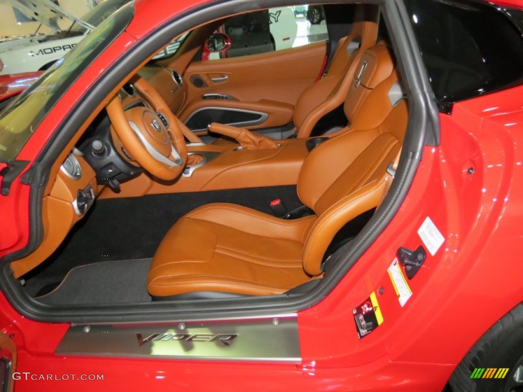 SRT Laguna Sepia Interior 2013 Dodge SRT Viper GTS Coupe Photo #80467289