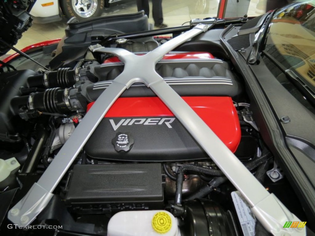 2013 Dodge SRT Viper GTS Coupe 8.4 Liter OHV 20-Valve VVT V10 Engine Photo #80467377