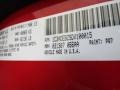 PR7: Adrenaline Red 2013 Dodge SRT Viper GTS Coupe Color Code