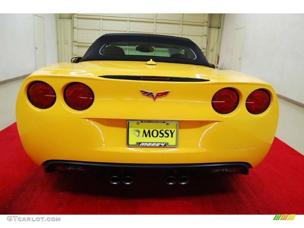 2005 Corvette Convertible - Millenium Yellow / Ebony photo #5
