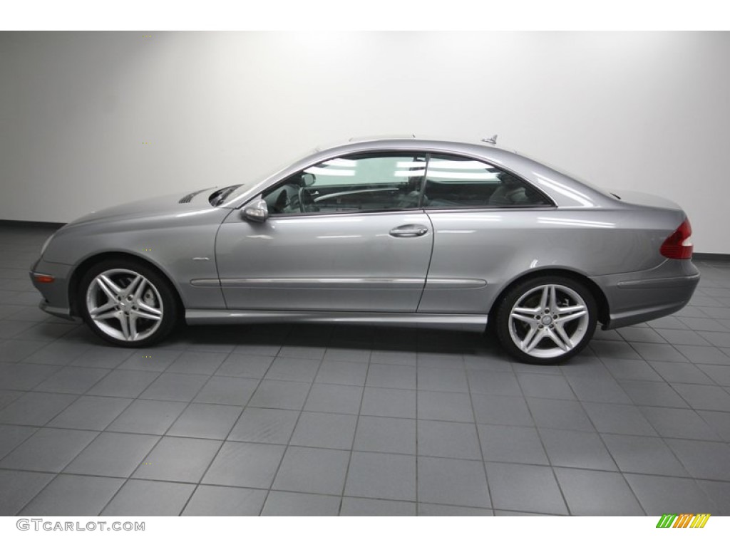 Palladium Silver Metallic 2009 Mercedes-Benz CLK 350 Grand Edition Coupe Exterior Photo #80468690