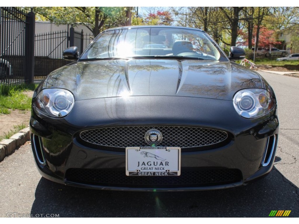 2011 XK XK Convertible - Stratus Grey Metallic / Warm Charcoal/Warm Charcoal photo #2