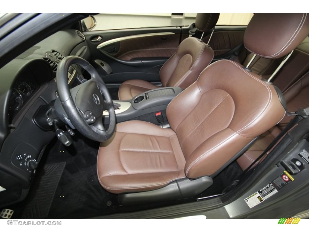 Tobacco Brown Interior 2009 Mercedes-Benz CLK 350 Grand Edition Coupe Photo #80468710