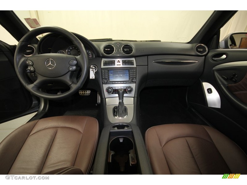 2009 Mercedes-Benz CLK 350 Grand Edition Coupe Tobacco Brown Dashboard Photo #80468735