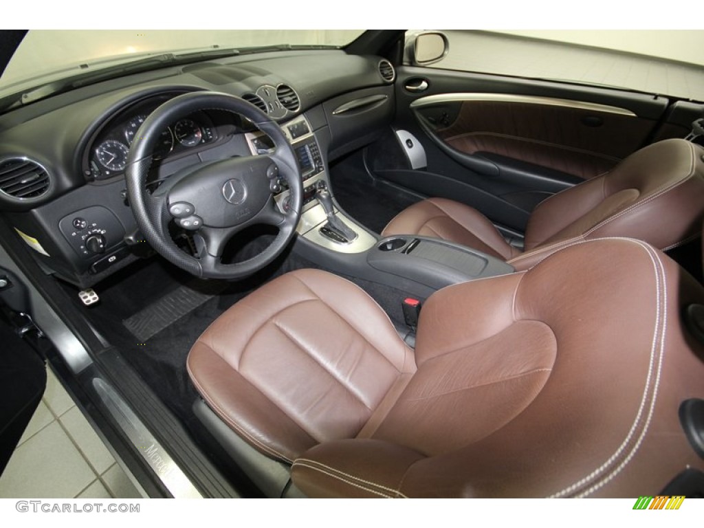 Tobacco Brown Interior 2009 Mercedes-Benz CLK 350 Grand Edition Coupe Photo #80468897