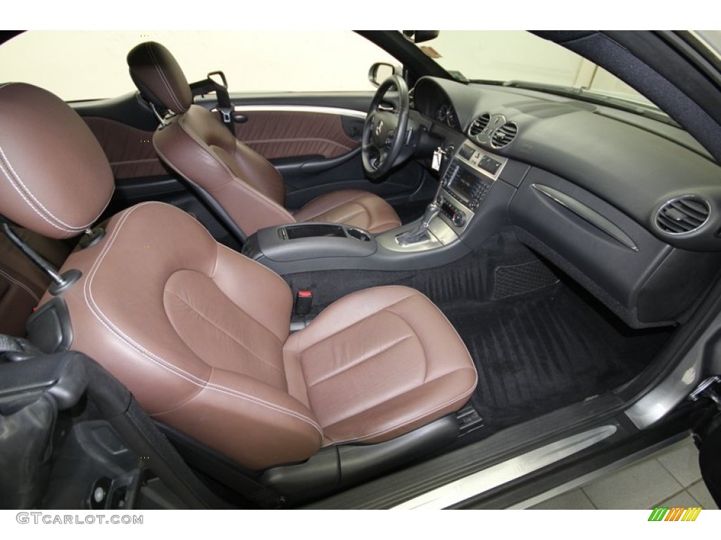 2009 Mercedes-Benz CLK 350 Grand Edition Coupe Front Seat Photo #80469254