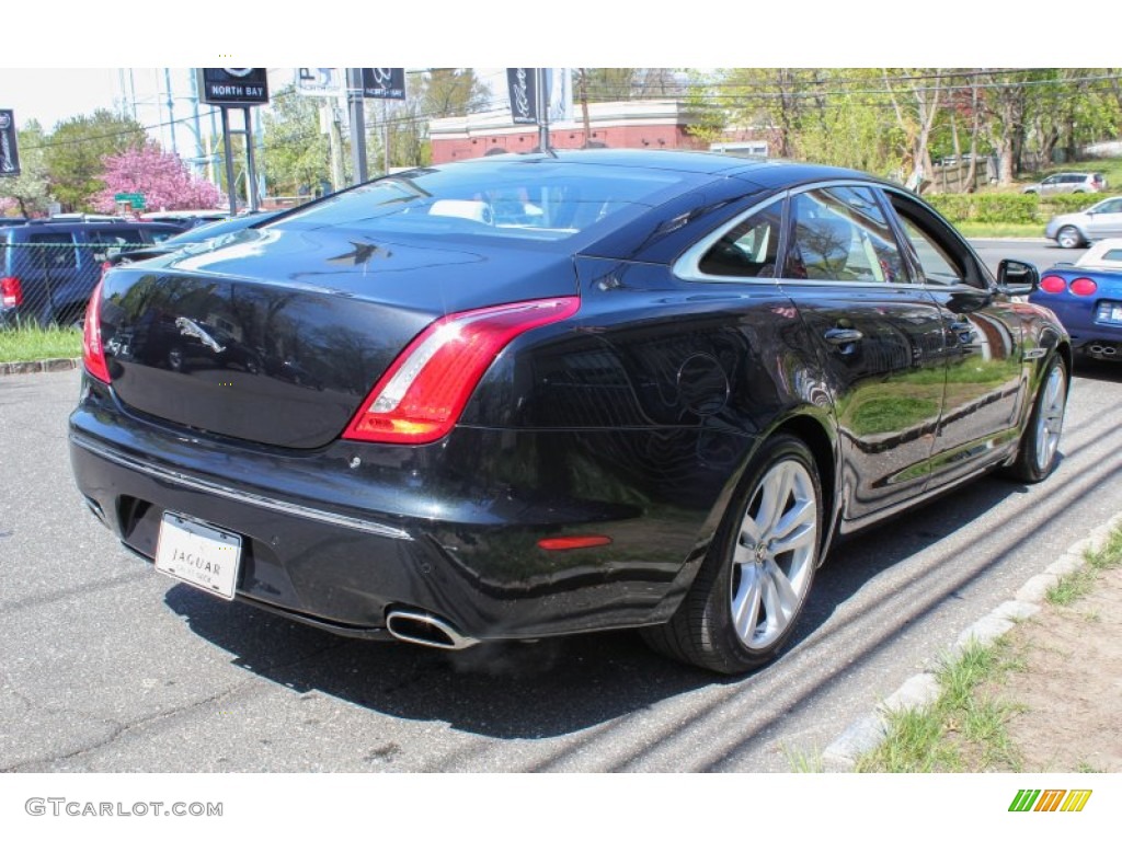 2012 XJ XJL Portfolio - Midnight Black / Ivory/Oyster photo #6