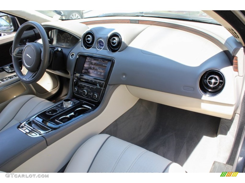 2012 Jaguar XJ XJL Portfolio Ivory/Oyster Dashboard Photo #80469413