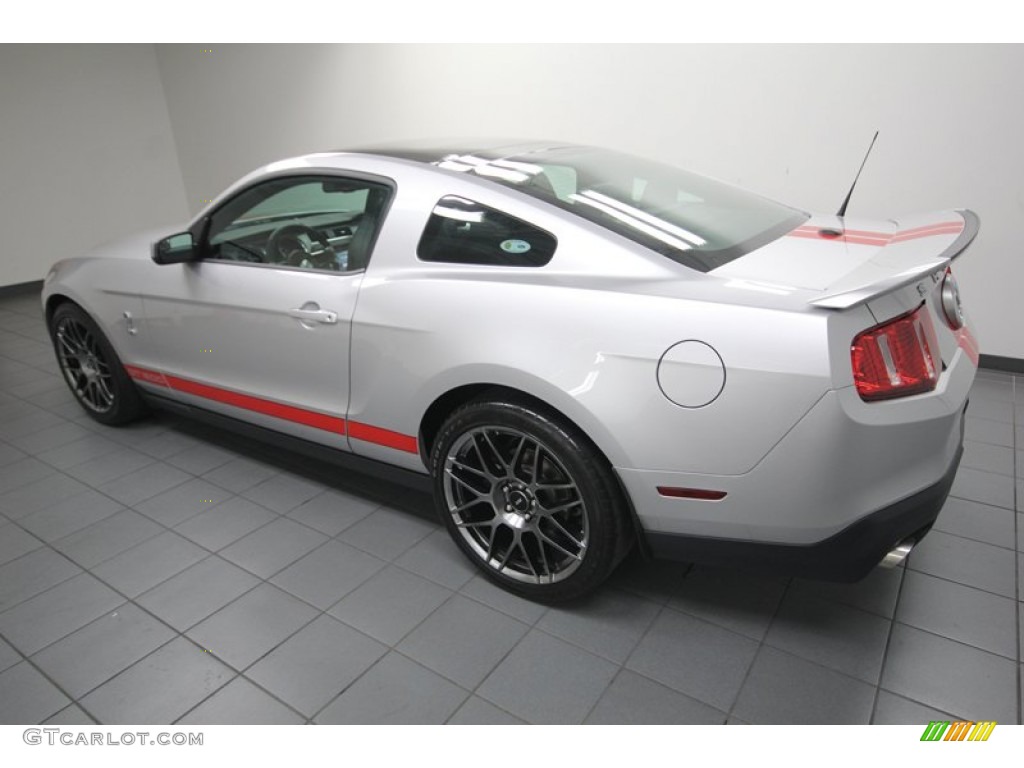 Ingot Silver Metallic 2012 Ford Mustang Shelby GT500 SVT Performance Package Coupe Exterior Photo #80469498