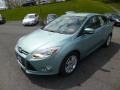 2012 Frosted Glass Metallic Ford Focus SEL Sedan  photo #3