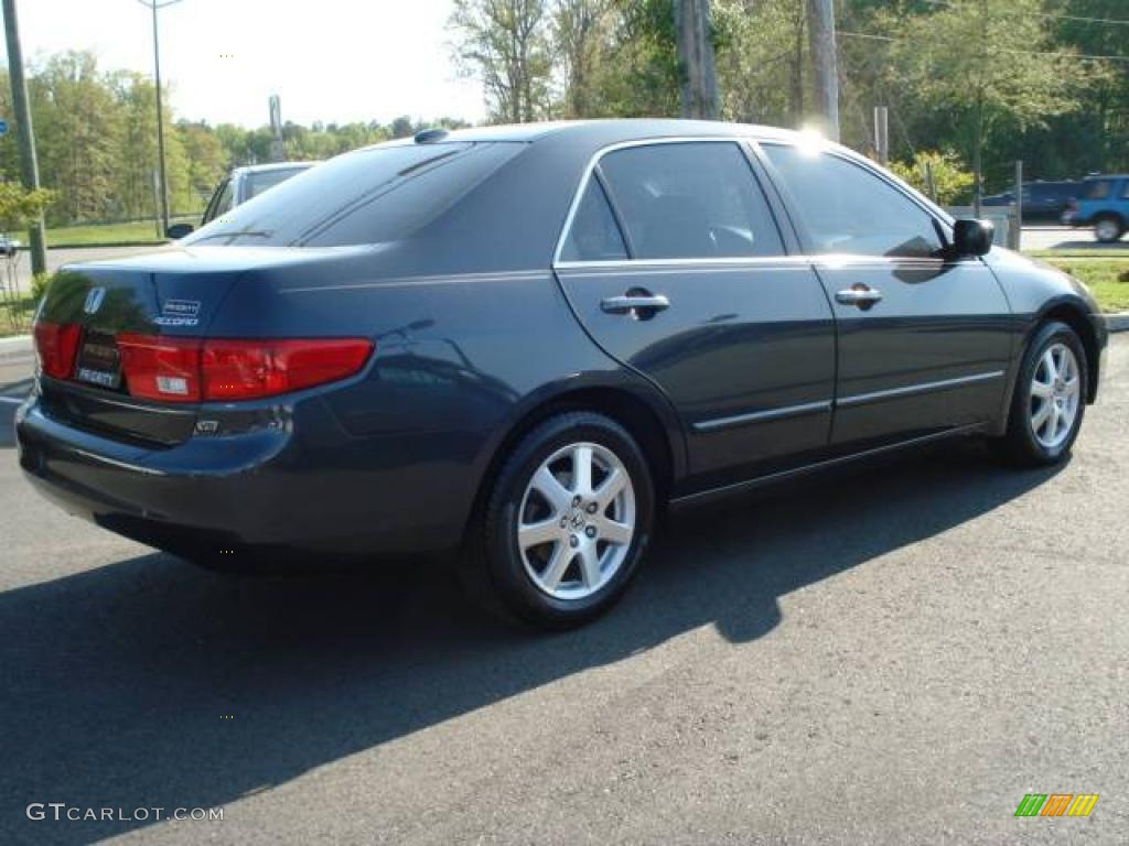 2005 Accord EX-L V6 Sedan - Graphite Pearl / Black photo #5