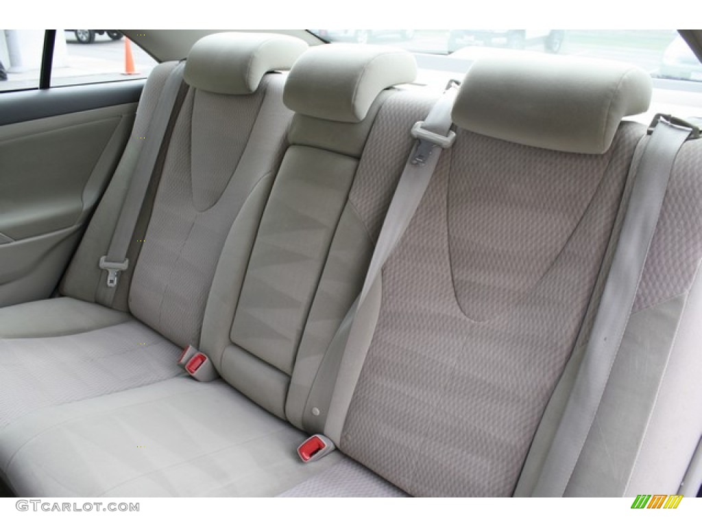 2010 Toyota Camry Standard Camry Model Rear Seat Photos