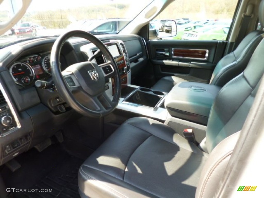 Dark Slate Interior 2010 Dodge Ram 2500 Laramie Mega Cab 4x4 Photo #80470870