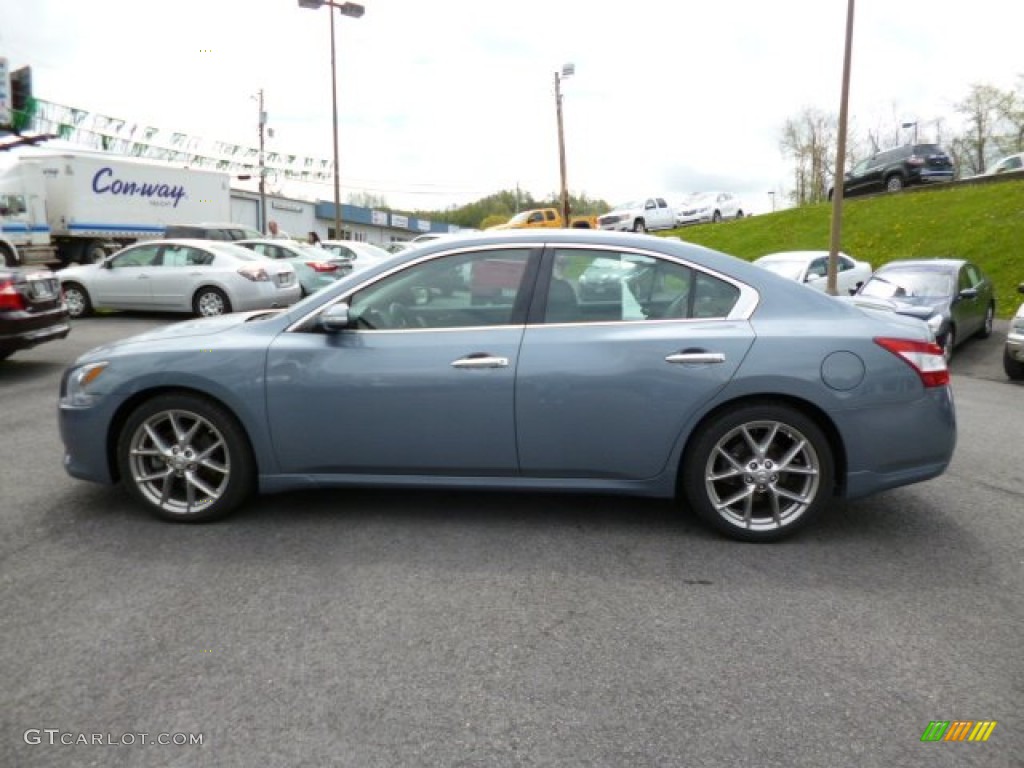 2010 Maxima 3.5 SV Sport - Ocean Gray / Charcoal photo #4