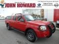 Aztec Red 2003 Nissan Frontier XE V6 Crew Cab 4x4