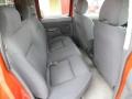 2003 Nissan Frontier Black Interior Rear Seat Photo